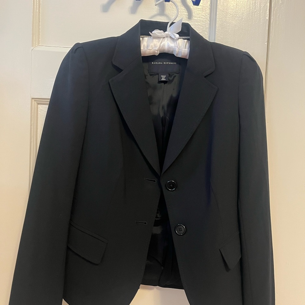 Banana Republic Petite Elegant Black Jacket